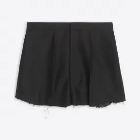 巴黎世家/Balenciaga 女士剪裁剪裁黑色半身裙 702043TTI051000