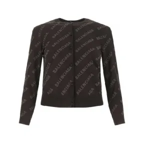 巴黎世家/Balenciaga 棕色 100％纯棉 开衫 706303T32340250