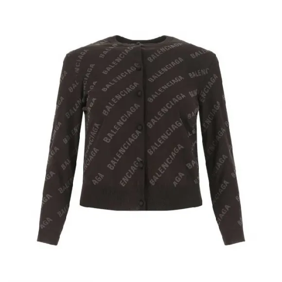 巴黎世家/Balenciaga 棕色 100％纯棉 开衫 706303T32340250