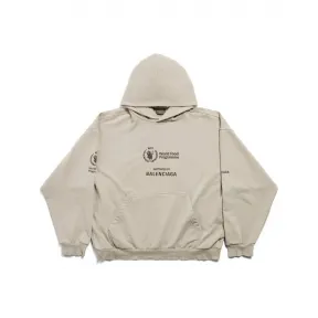 巴黎世家/Balenciaga Wfp Hoodie中号版型连帽卫衣 767877TQVB79763