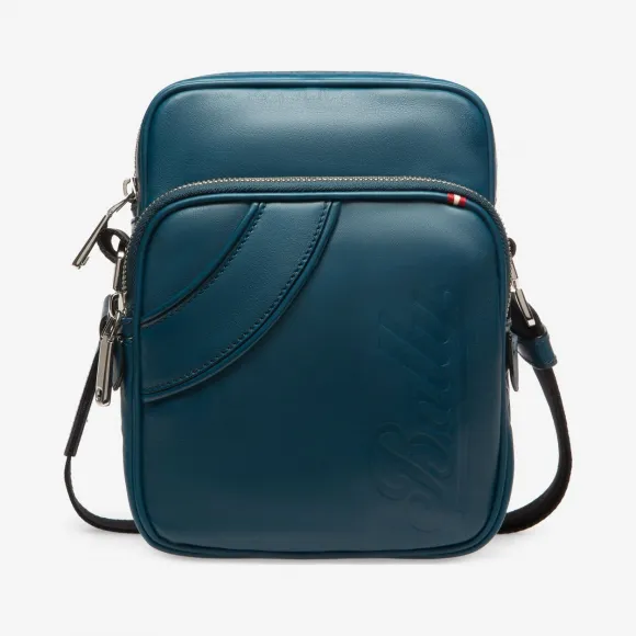 巴利/Bally 深蓝绿色小牛皮斜挎包 6228753