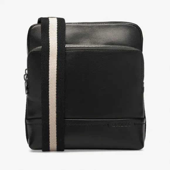 巴利/Bally 黑色小牛皮斜挎包 6228758