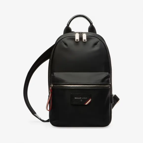巴利/Bally 黑色尼龙单肩包 6228790