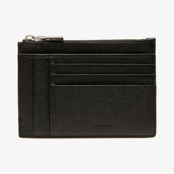 巴利/Bally 黑色小牛皮商务卡片夹 6228829