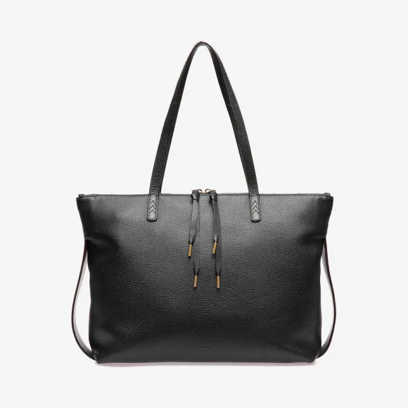 巴利/Bally 女士黑色粒面牛皮托特包 6232708