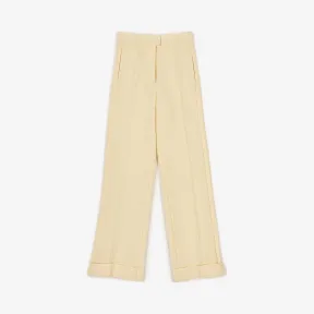 巴利/Bally 纯棉骨白色长裤 6233323