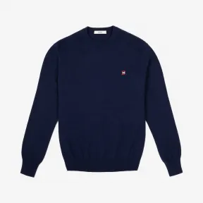 巴利/Bally 男士靛蓝色羊毛羊绒混纺针织衫 6233555