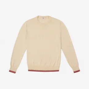 巴利/Bally 男士骨白色棉质针织毛衣 6233557