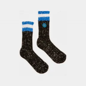 巴利/Bally 男士蓝色和黑色棉袜 6236606