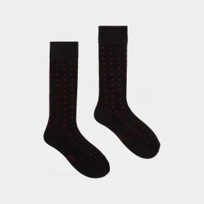 巴利/Bally 男士海军蓝 & Bally 红色棉袜 6236720