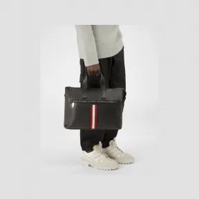 巴利/Bally 男士 Henda 皮革 Beniness 黑色手袋 6236762