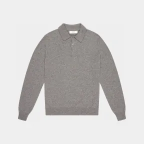 巴利/Bally 男士灰色羊绒 Polo 衫 6240233