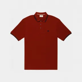 巴利/Bally 男士 Bally 红色棉质 Polo 衫 6240247