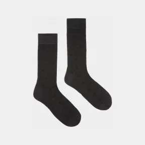 巴利/Bally 男士黑色和深灰色提花棉袜 6300955