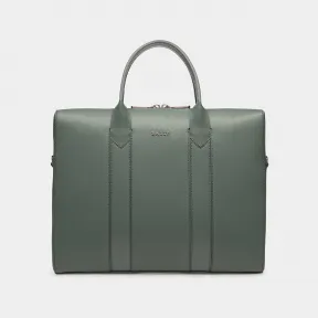 巴利/Bally 男士 Elter 鼠尾草色和钯色 Beniness 皮革手袋 6303120