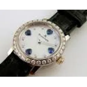 宝珀/Blancpain 20.5MM 18kt白金与钻石 自动机械机芯 女表 0062-1998-65