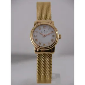 宝珀/Blancpain 20.5MM 18K玫瑰金 自动机械机芯 女表 0062-3318-33M