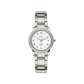 宝珀/Blancpain 26.5MM 用钻石的钢 自动机械机芯 女表 0096-4627-71