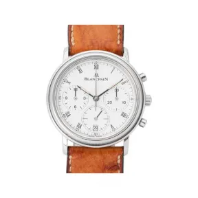 宝珀/Blancpain 38MM 不锈钢 自动机械机芯 男表 1185-1127-55