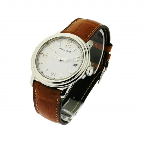 宝珀/Blancpain 38MM 不锈钢 自动机械机芯 男表 2100-1127-53