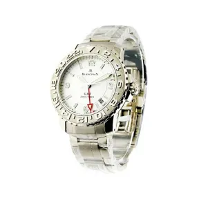 宝珀/Blancpain 40.5MM 18K白金 自动机械机芯 男表 2250-1542-75