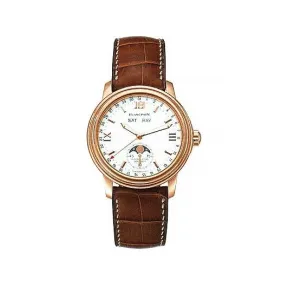 宝珀/Blancpain 38MM 玫瑰金 自动机械机芯 男表 2763-3618A-53