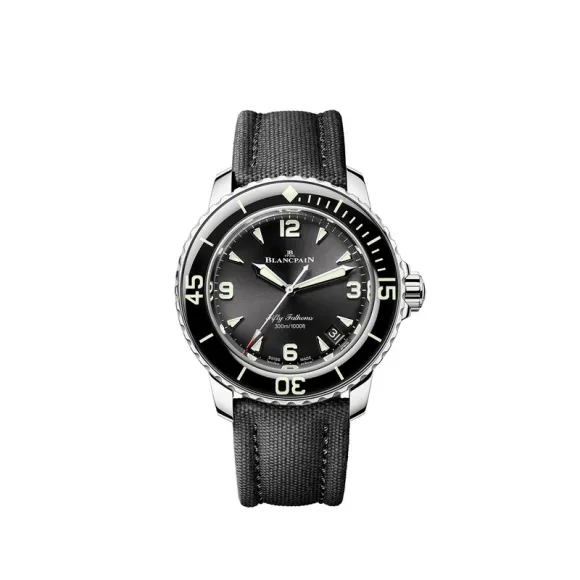 宝珀/Blancpain 五十寻系列 42.3 MM 精钢 自动上链 男表 5010-1130-B52B