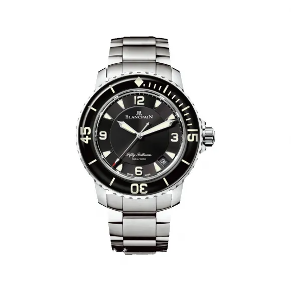 宝珀/Blancpain Fifty Fathoms 五十噚系列 精钢表壳 自动机械机芯 男表 5015-1130-71S