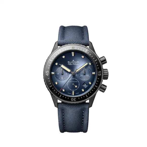 宝珀/Blancpain 五十寻系列 43.6 MM 陶瓷 自动机械机芯 男表 5200-0140-O52A