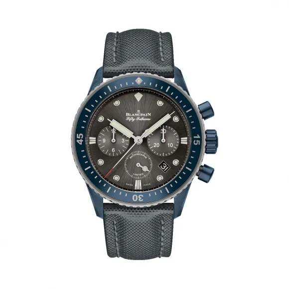 宝珀/Blancpain Fifty Fathoms 五十噚系列 陶瓷 自动机械机芯 男表 5200-0310-G52-A