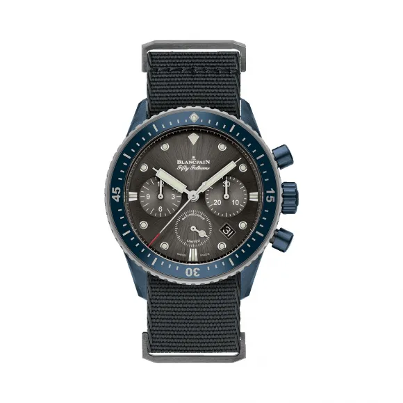 宝珀/Blancpain Fifty Fathoms 五十噚系列 陶瓷 自动机械机芯 男表 5200-0310-NAG-A