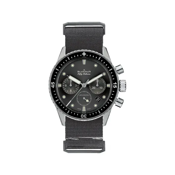 宝珀/Blancpain Fifty Fathoms 五十噚系列 精钢表壳 自动机械机芯 男表 5200-1110-NABA