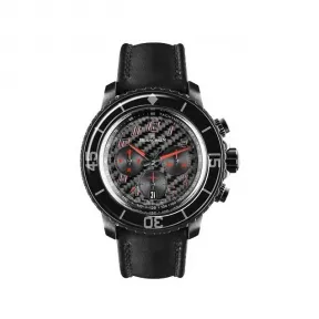 宝珀/Blancpain 45MM 钢与DLC涂料 自动机械机芯 男表 5785F-11B03-63