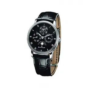 宝珀/Blancpain  铂金 自动机械机芯 男表 6057-3430-55B