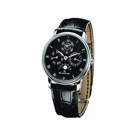 宝珀/Blancpain  铂金 自动机械机芯 男表 6057-3430-55B