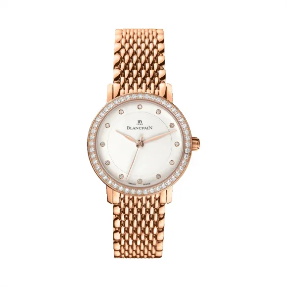 宝珀/Blancpain Women 女装腕表系列 18K红金 自动机械机芯 女表 6102-2987A-MMB