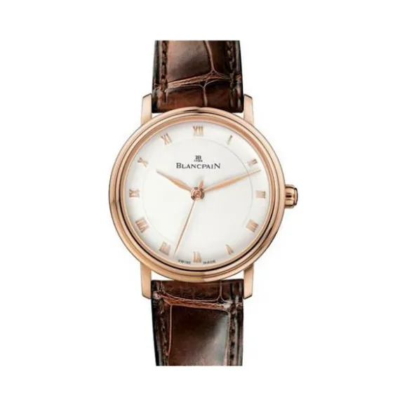 宝珀/Blancpain Villeret系列 18k玫瑰金 自动机械机芯 女表 6102-3642-55