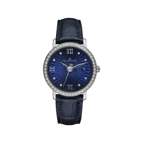 宝珀/Blancpain Women 女装腕表系列 白色金表壳 自动机械机芯 女表 6102C-1929-55A