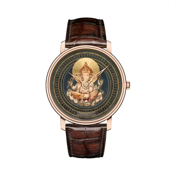 宝珀/Blancpain Villeret系列 红金 手动机械机芯 6615-3616-55B-4