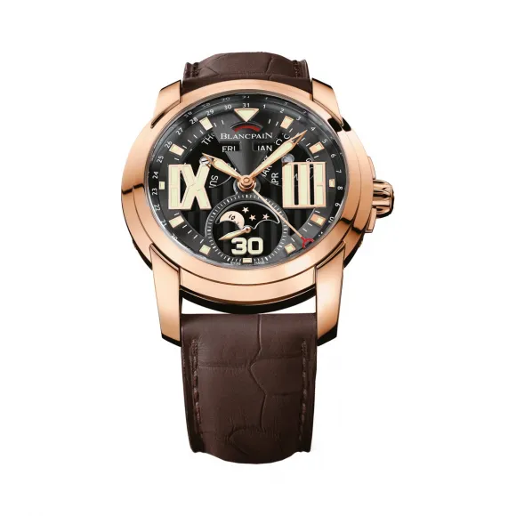 宝珀/Blancpain 开创系列 18K红金 自动机械机芯 男表 8866-3630-53B