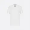 迪奥/Dior 白色棉质珠地布“CD Icon”徽标 Polo 衫 013J800A0373-C080