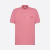 迪奥/Dior 粉色棉质 Polo 衫搭配“CD Icon”徽标 013J800A0373-C420