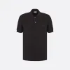 迪奥/Dior 黑色棉质珠地布“CD Icon”徽标 Polo 衫 013J800A0373-C989