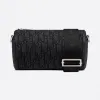 迪奥/Dior Roller Dior Oblique黑色肩背包 1ROPO061YKY-H00N