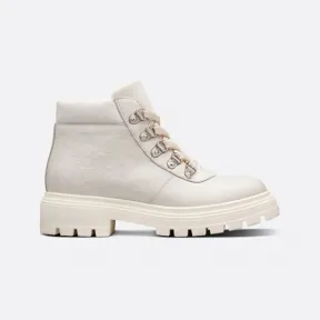 迪奥/Dior 儿童 Dior Explorer 及踝靴 象牙色牛皮革和羊皮革 2WBS25SHOO_Y013_T25