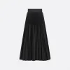 迪奥/Dior 中长百褶裙 321J01A3332-X9000