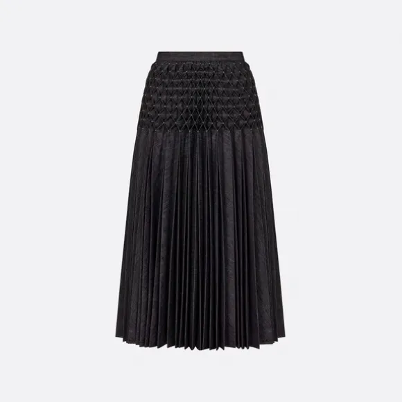 迪奥/Dior Dior  Or 中长款百褶裙 322J20A3185-X5852