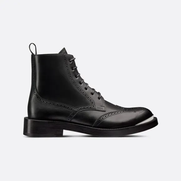 迪奥/Dior Dior Evidence 及踝靴 黑色光滑牛皮革 3BO304ZGK_H969_T38