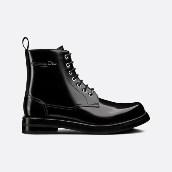 迪奥/Dior Dior Carlo 及踝靴 黑色抛光牛皮革 3BO305ZJQ_H969_T38