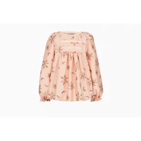 迪奥/Dior 柔粉色真丝提花罩衫 8HBM11SRTC Y318